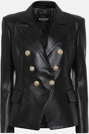Balmain Leather blazer