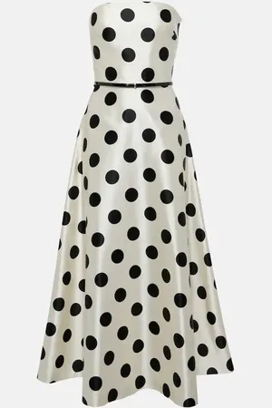 Max Mara Cippo polka-dot cotton and silk maxi dress