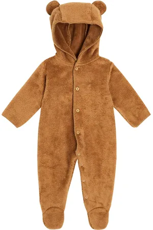 Il gufo Baby teddy bear playsuit