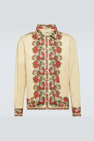 BODE Winter Bouquet cotton shirt