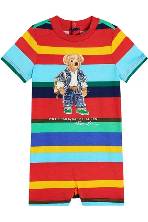 Ralph Lauren Baby striped cotton playsuit