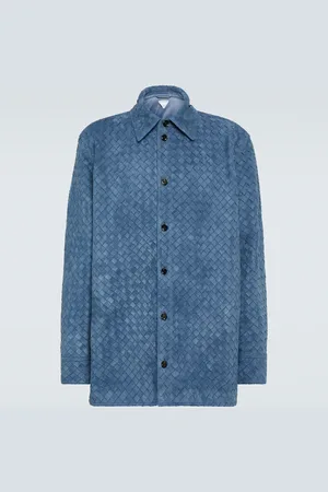 Bottega Veneta Intrecciato leather shirt