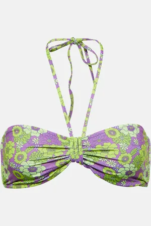 Bananhot Alin floral halterneck bikini top