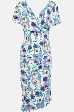 Diane von Furstenberg Havana printed jersey midi dress