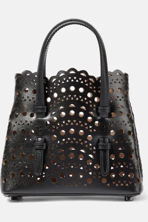 Alaïa Mina 16 Vienne Wave leather tote bag