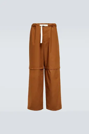 Jil Sander Wide-leg cotton pants