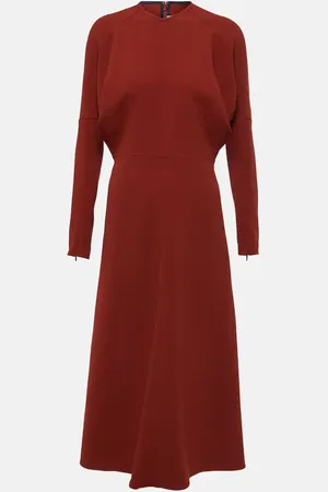 Victoria Beckham Dolman cady midi dress