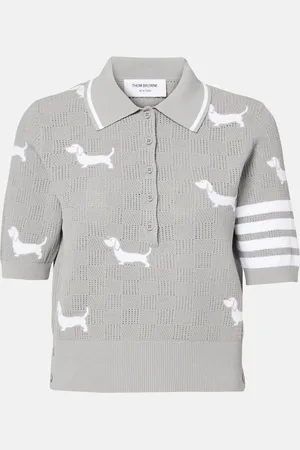 Thom Browne 4-Bar polo shirt