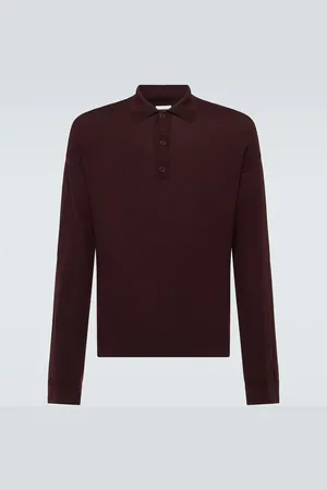 The Row Miso wool polo sweater