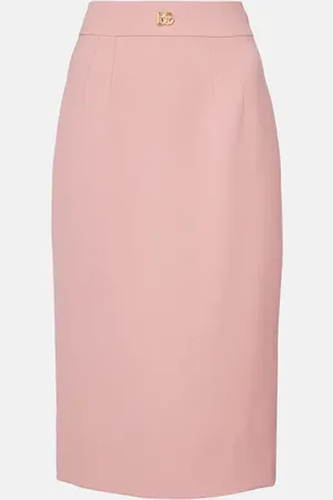 Dolce & Gabbana DG virgin wool pencil skirt