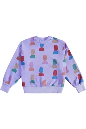 Jelly Mallow Shape cotton sweatshirt