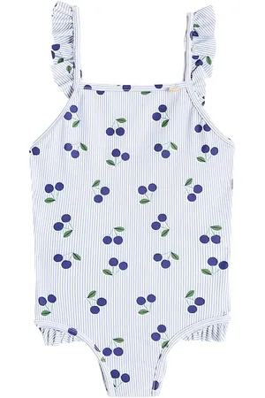 BONPOINT Baby Cecilia ruffled printed swimsuit