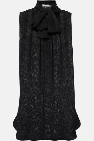 Max Mara Mela bow-detail silk top