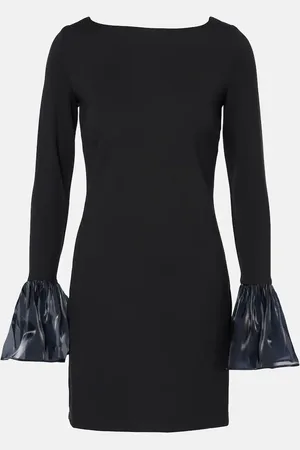 Staud Hawthorne organza-trimmed minidress