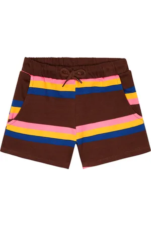 Mini Rodini Striped cotton jersey shorts