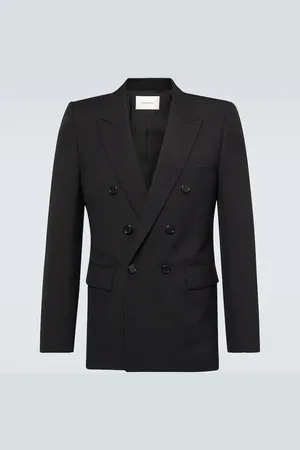 Saint Laurent Double-breasted wool blazer