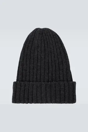 Thom Sweeney Ribbed cashmere beanie