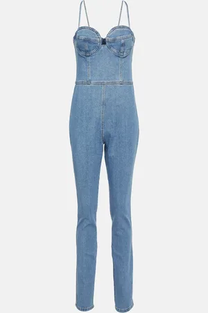MAGDA BUTRYM Bustier denim jumpsuit