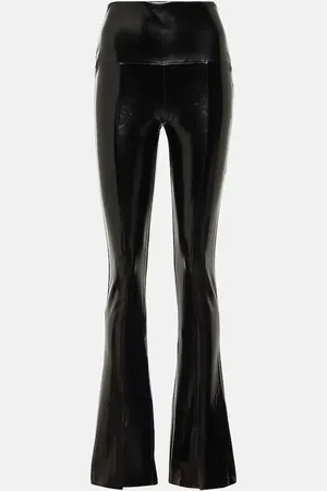 Norma Kamali Spat faux patent leather leggings