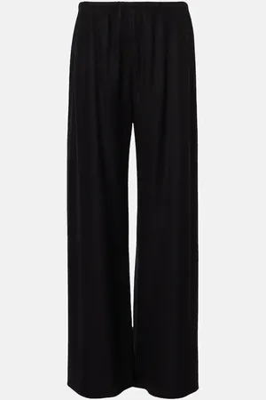 The Row Gala wool and cashmere wide-leg pants