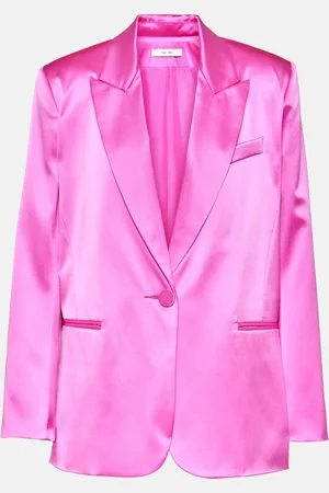 The Sei Oversized silk charmeuse blazer