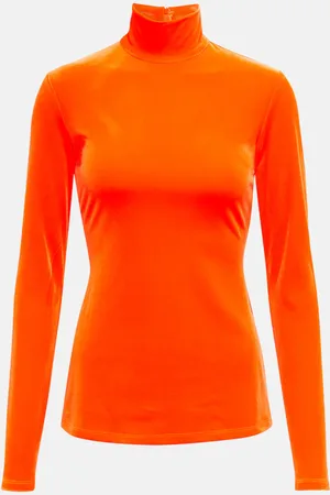 Victoria Beckham Velvet turtleneck top