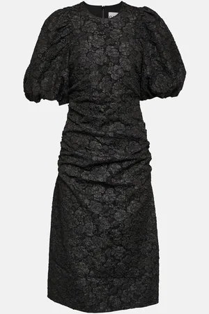 Ganni Jacquard midi dress