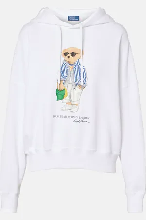 Ralph Lauren Polo Bear cotton-blend jersey hoodie