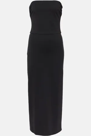 Staud Cortona strapless midi dress