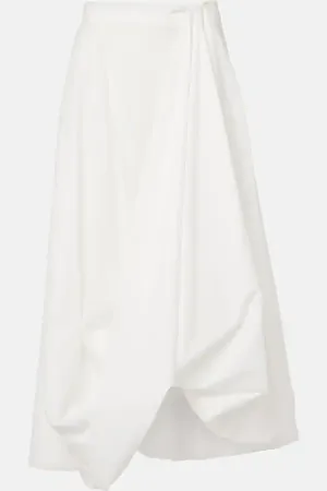 Brunello Cucinelli Cotton-blend maxi skirt