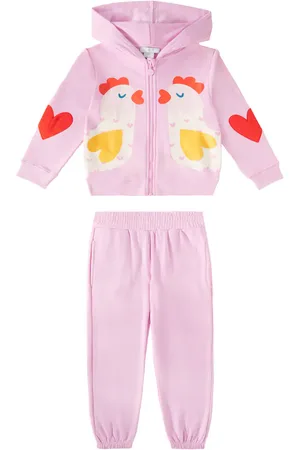 Stella McCartney Printed cotton fleece tracksuit