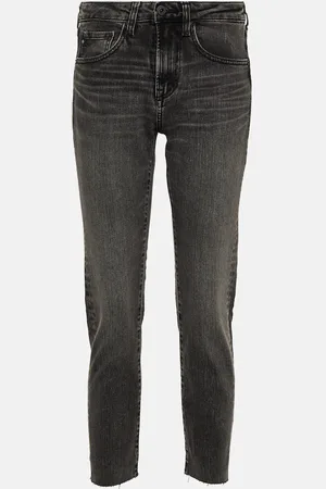 AG Jeans Girlfriend mid-rise slim jeans