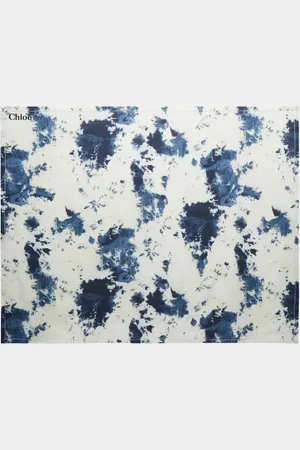 Chloé Tie-dye linen scarf