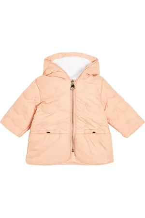 Chloé Baby embroidered puffer jacket