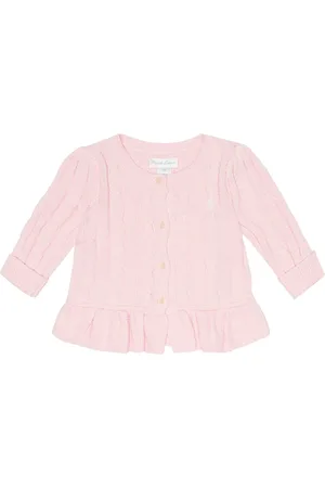 Ralph Lauren Baby cable-knit cotton cardigan