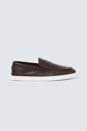 Christian Louboutin Varsiboat leather boat shoes