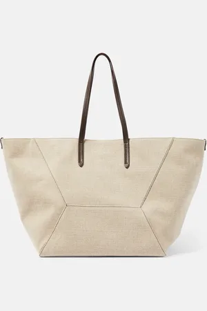 Brunello Cucinelli Large canvas tote bag