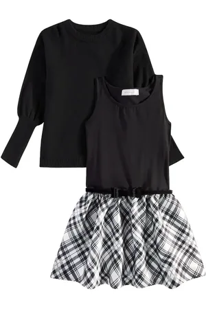 MONNALISA Belted sweater dress