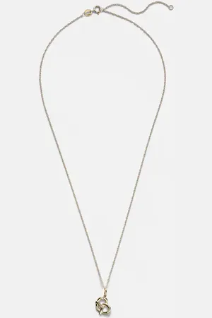STONE AND STRAND Salt To My Pretzel 10kt necklace with diamonds