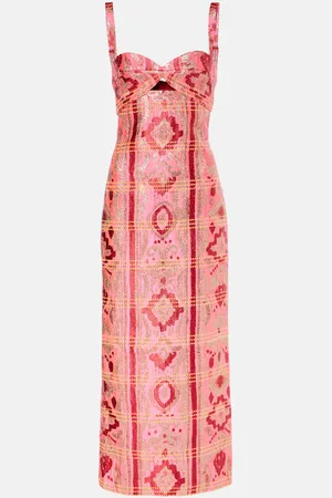 JOHANNA ORTIZ Twisted cutout midi dress