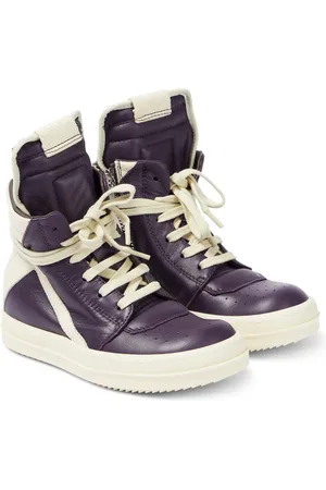 Rick Owens Geobasket leather high-top sneakers