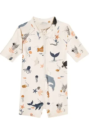 Liewood Baby Max printed rashguard swimsuit