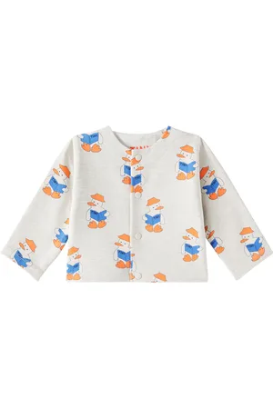 Tiny Cottons Baby Readers cotton-blend jersey jacket