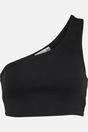 AG Jeans X EmRata Miranda cotton-blend crop top