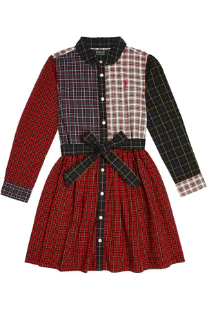 Ralph Lauren Junia checked cotton dress