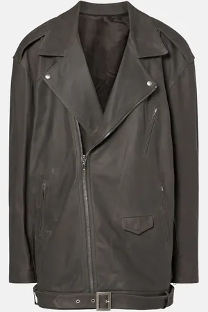 Rick Owens Oversized leather jacket