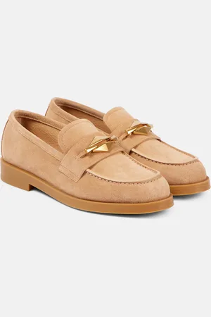 Jimmy Choo Maddie Diamond suede loafers