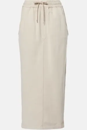 Marant Etoile Noreen cotton jersey midi skirt