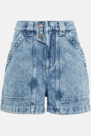 Marant Etoile Sintio high-rise denim shorts