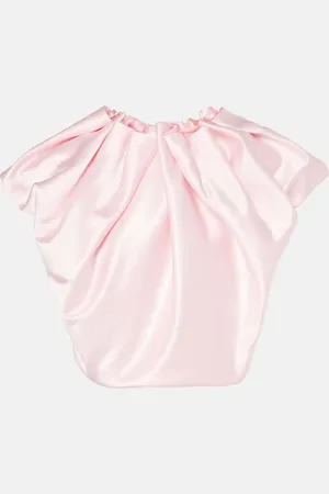Simone Rocha Draped satin top